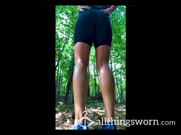 Sweaty Runner Strips Down To P** In The Woods 💦