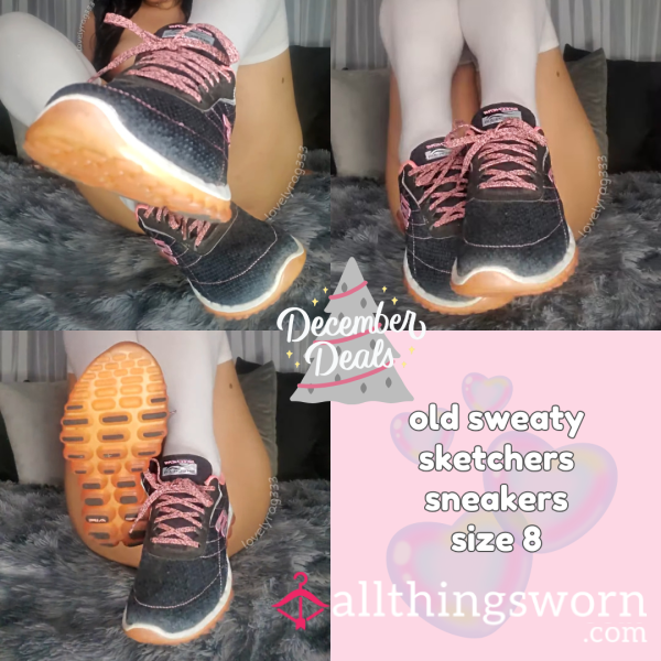 Sweaty Sketcher's Sneakers - Size 8