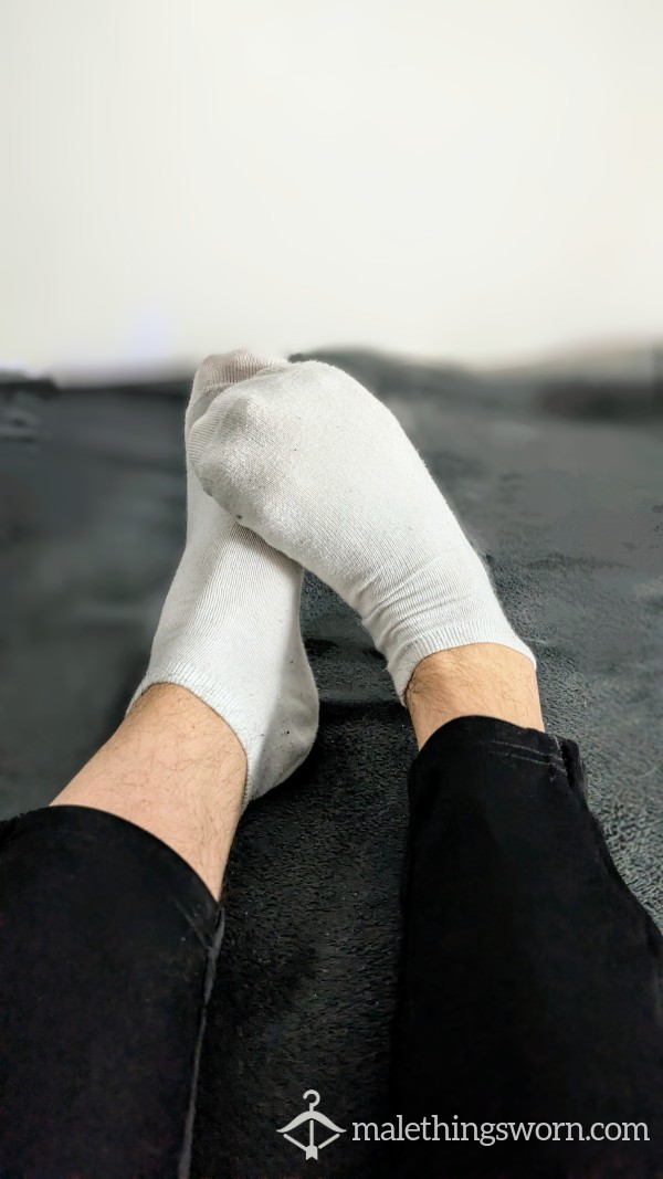 Sweaty Slazenger Trainer Socks (Gym Worn)