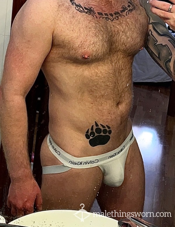 Sweaty Used CK Jock