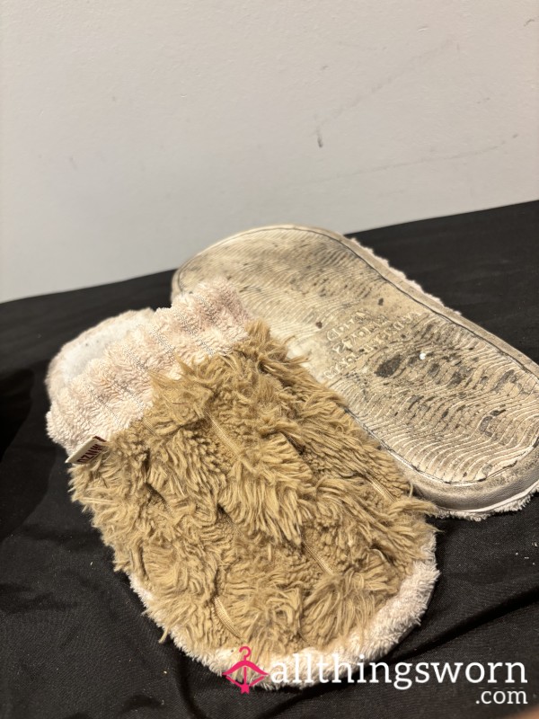 Sweaty Well Worn Slippers