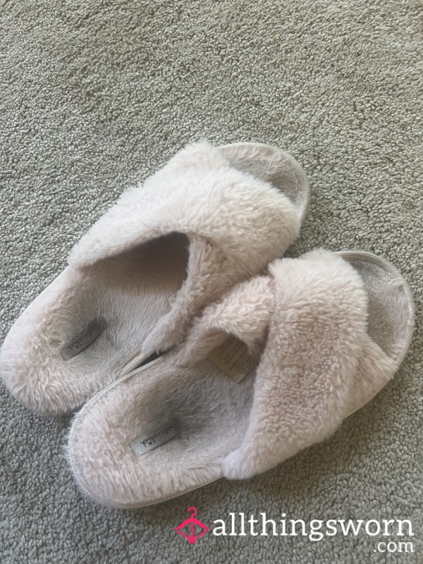 Sweaty, Well Worn Used Slippers ❤️