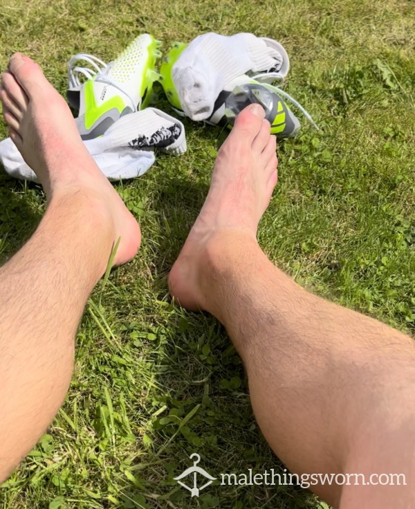 Sweaty Wet Dripping Football Socks 🧦 ⚽️ 💦