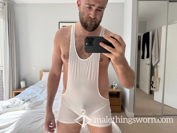 Sweaty Wrestling Singlet