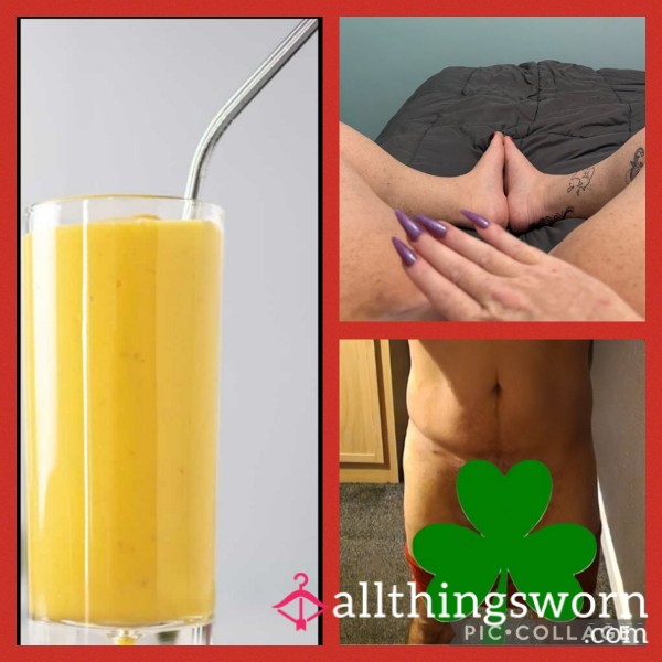 Sweet Homemade Lemon/c*m Smoothie 500 Ml Created By Alpha Couple With Voicemail Instructions