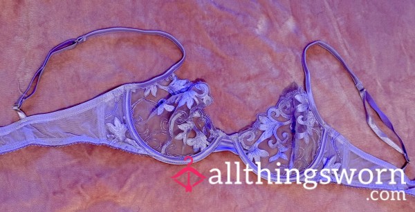 Sweet Scented Lilac Lace Bra