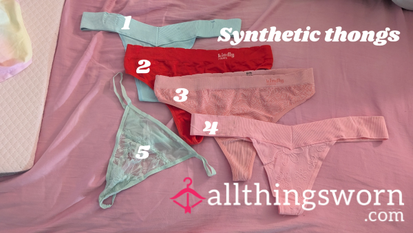 Synthetic Thongs XL