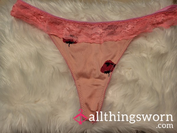 T38: XL Pink 🍓 Thong