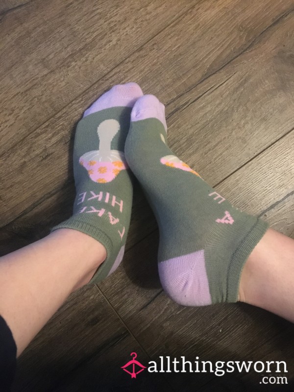 “Take A Hike” Mushroom Socks