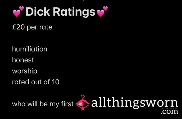 Take My D*ck Rating V - I’m Waiting 💕