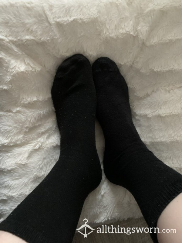 Tall Black Socks