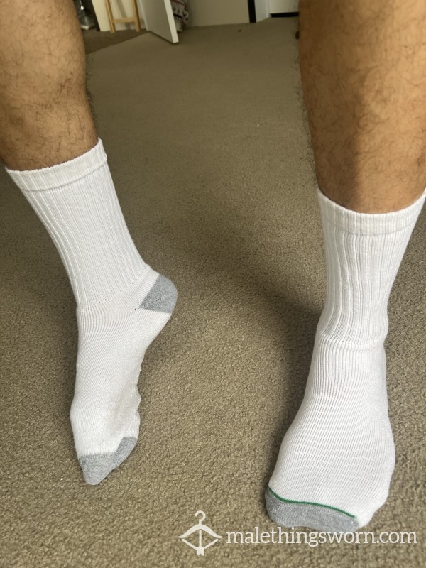 Tall White Socks