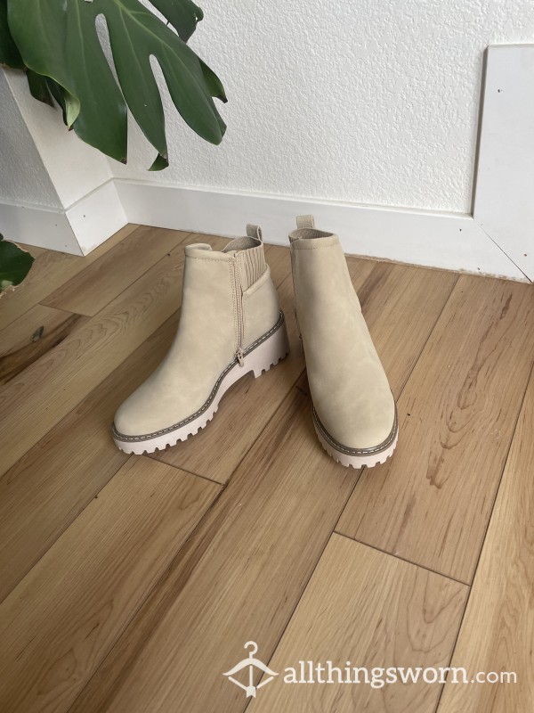 Tan Booties