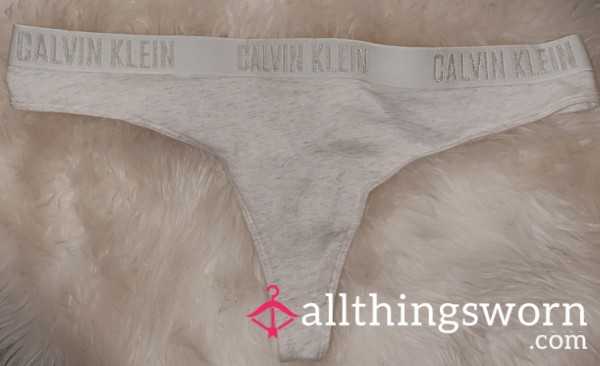 Tan Calvin Klein Thong