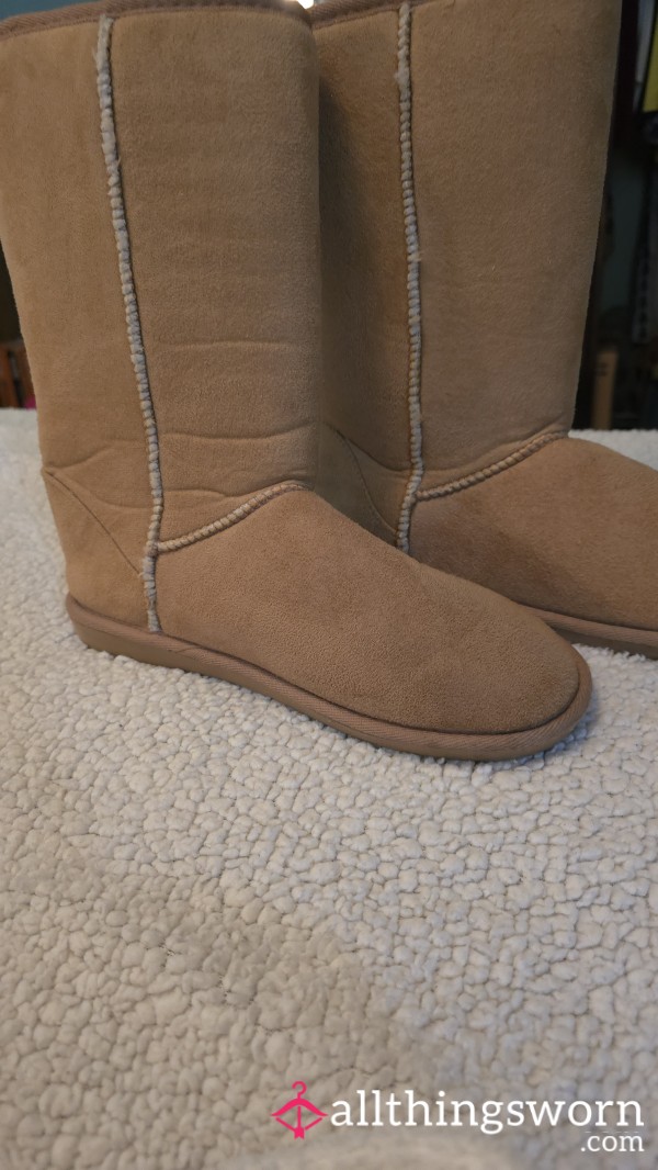 Tan Fur Lined Boots