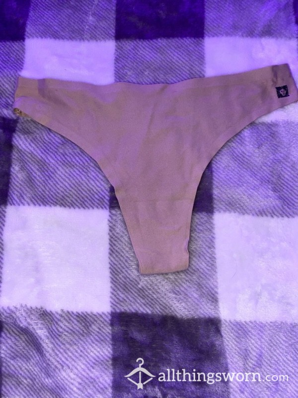 Tan Seamless Thong