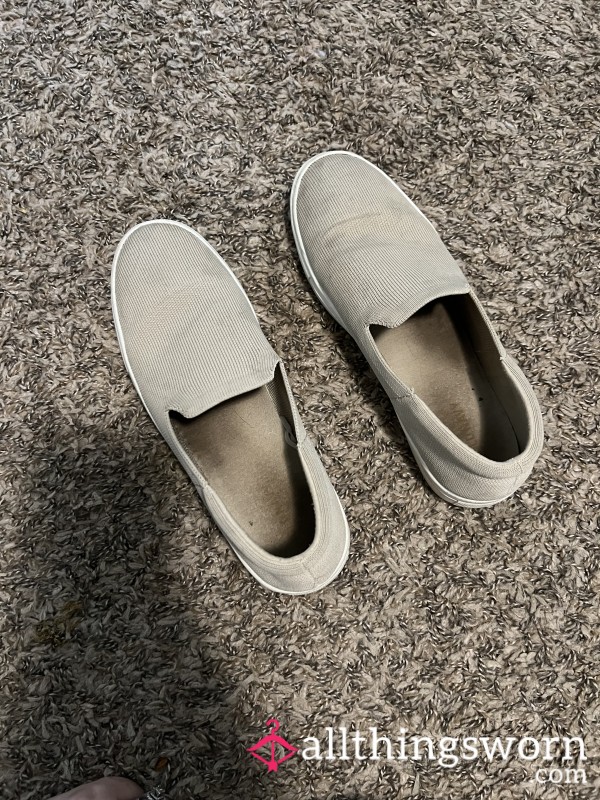 Tan Slip Ons