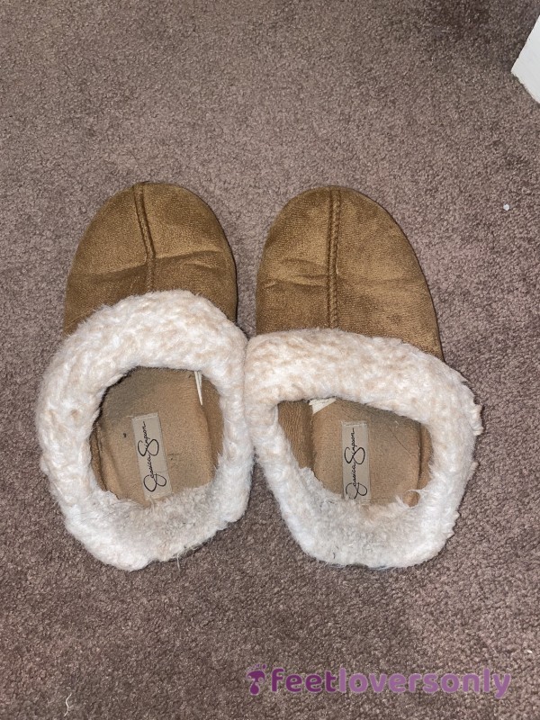 Tan Slippers