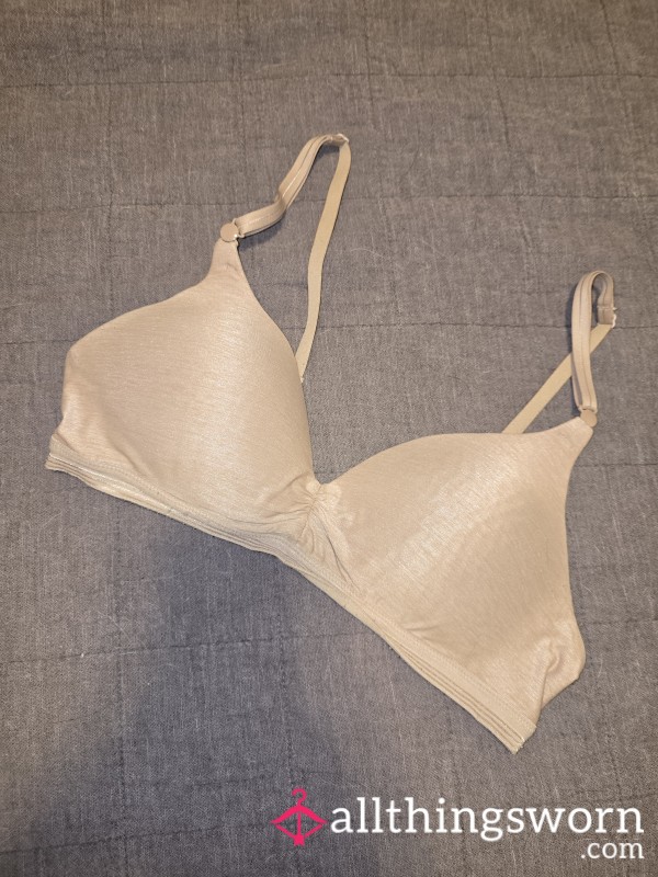 Tan Thinly Padded T-shirt Bra