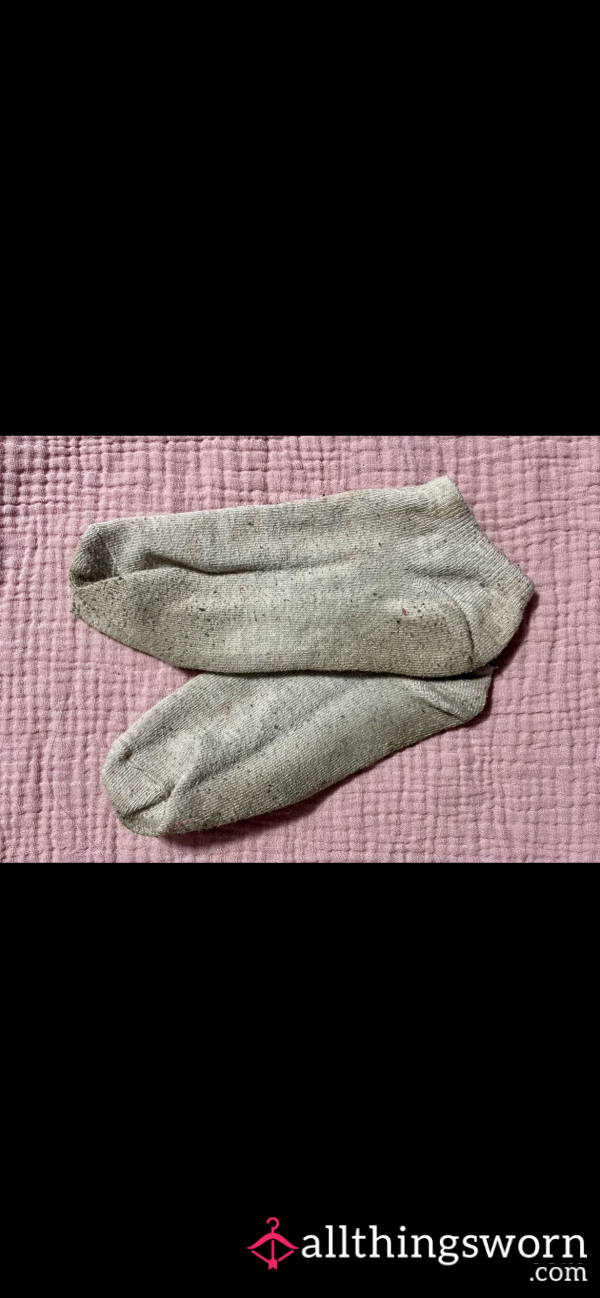 Tan Well Worn Ankle Socks