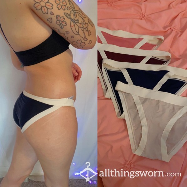 Tanga Style Panties (multiple Colors)