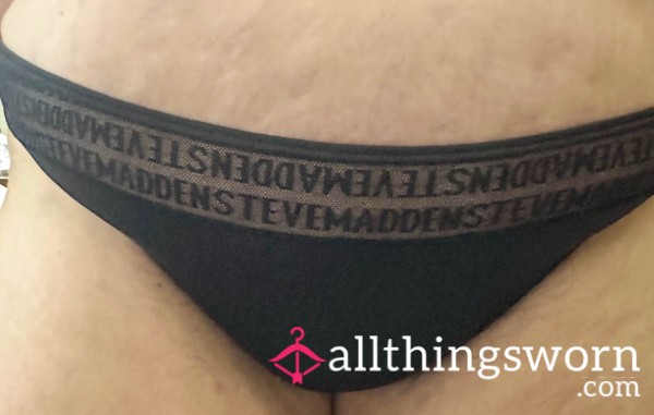 TarheelMILF's Black Seduction: Steve Madden Thong Temptation