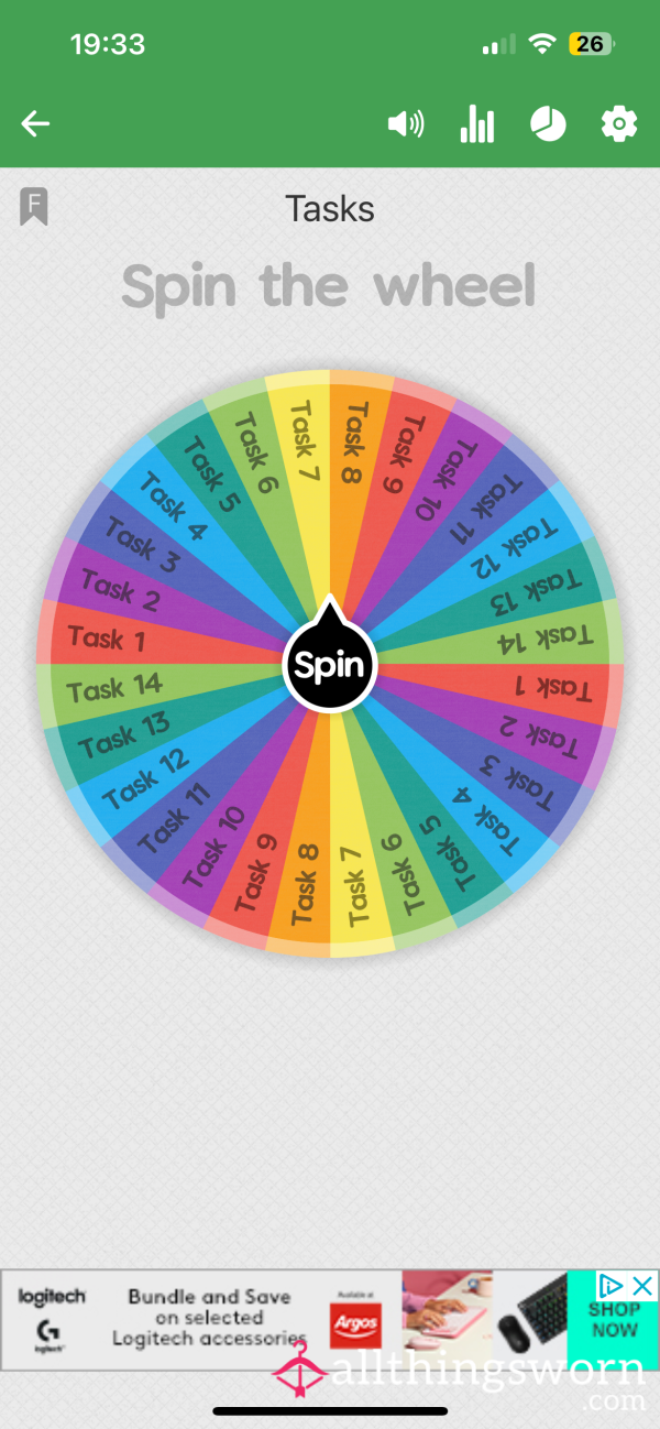 Task Spin The Wheel