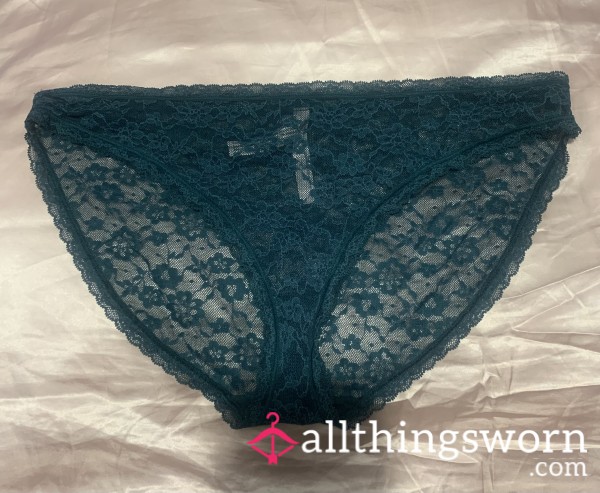 Teal Blue Victoria Secrets Bikini Panties