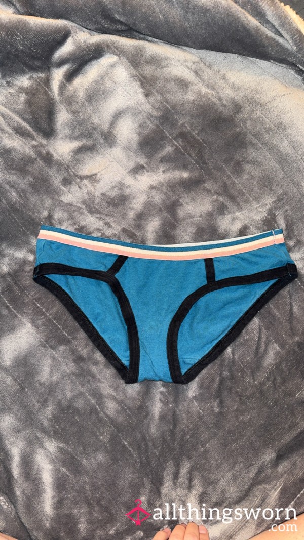 Teal Soft Cotton Bikini Brief