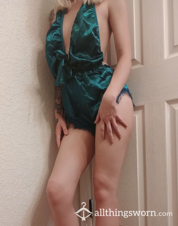 Teal Teddy Lingerie