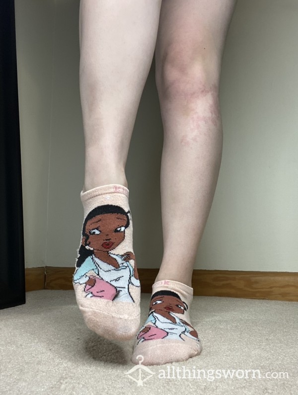 🐸👑 The Princess And The Frog Disney Socks