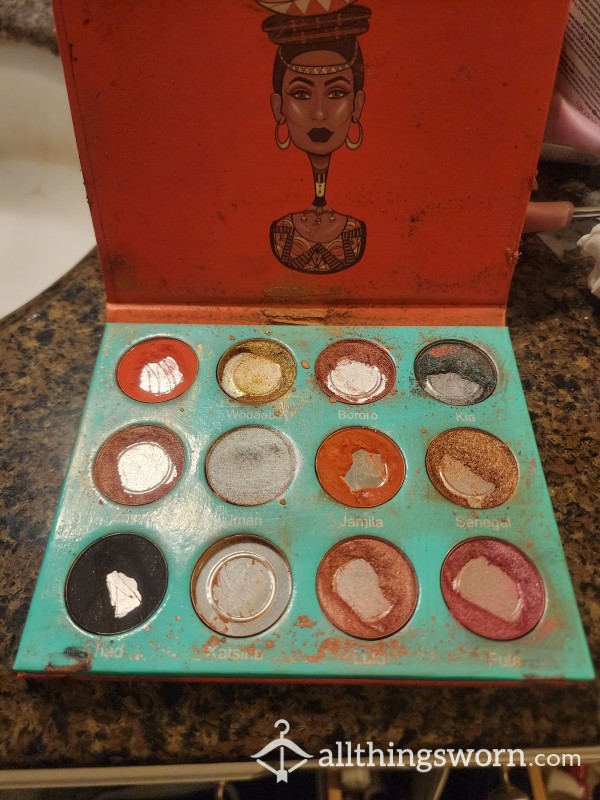 The Saharan By Juvia's Used Makeup