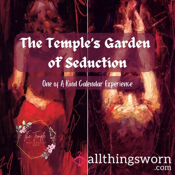 The Temples Garden Of Seduction Calendar Drive Edition