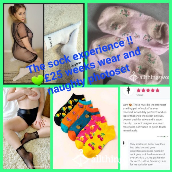 The Ulmiate Sock Experience !!  1 Months Wear .. Enjoy The Experience With Me