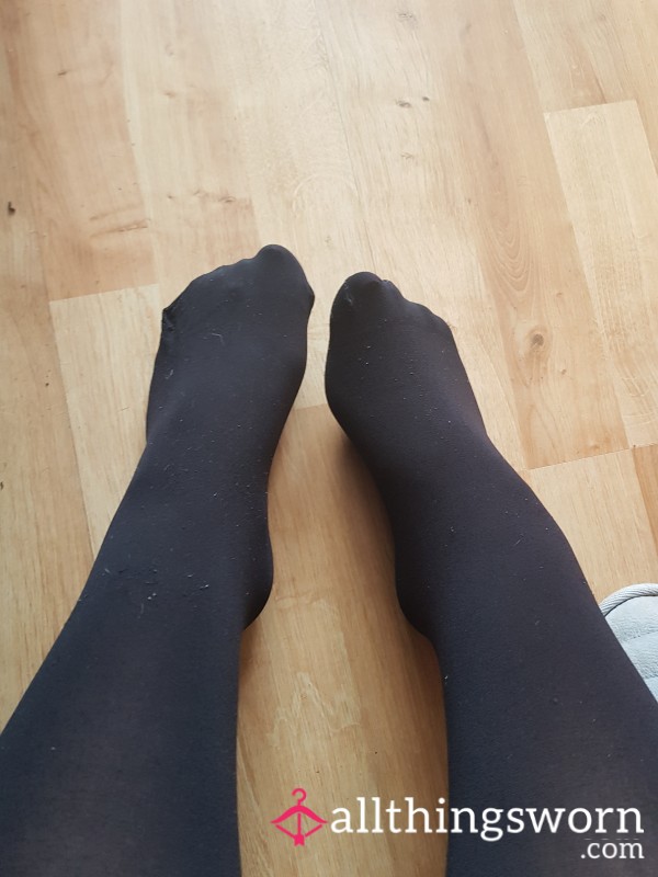 Thick Black Pantyhose