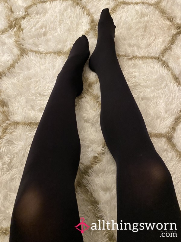 70 Denier Thick Black Tights X