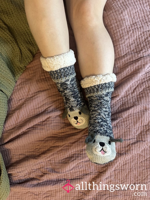 Thick Fluffy Puppy Socks