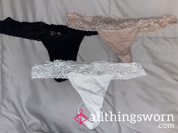 Thick Girl 2X Cotton Thongs 24+ Hr Wear 💖