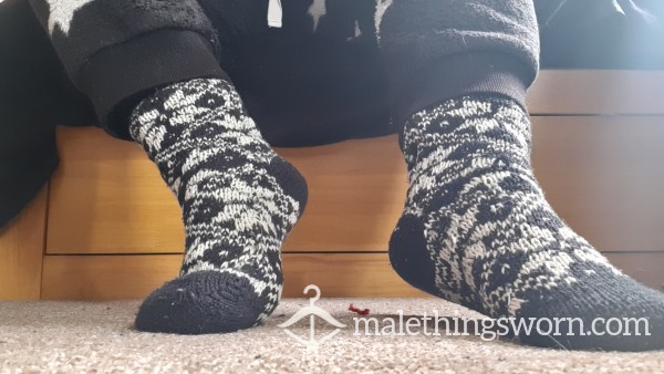 Thick Grippy Slipper Socks