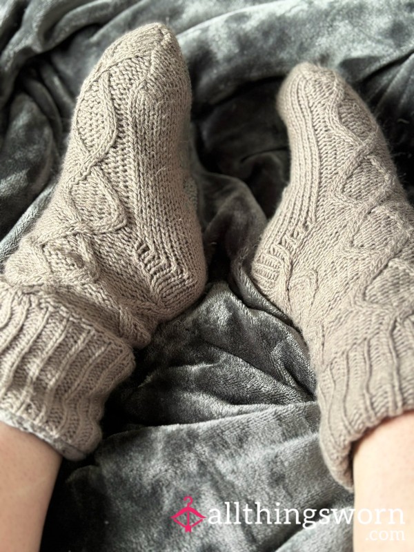 Thick, Warm, Used Slipper Socks