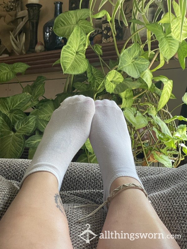 Thin White Socks