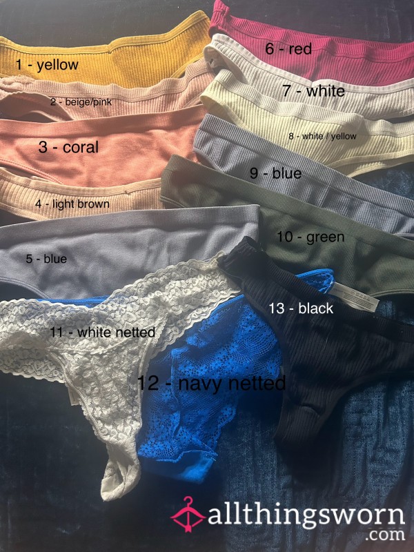 Thong Variety! (All Include Wear)