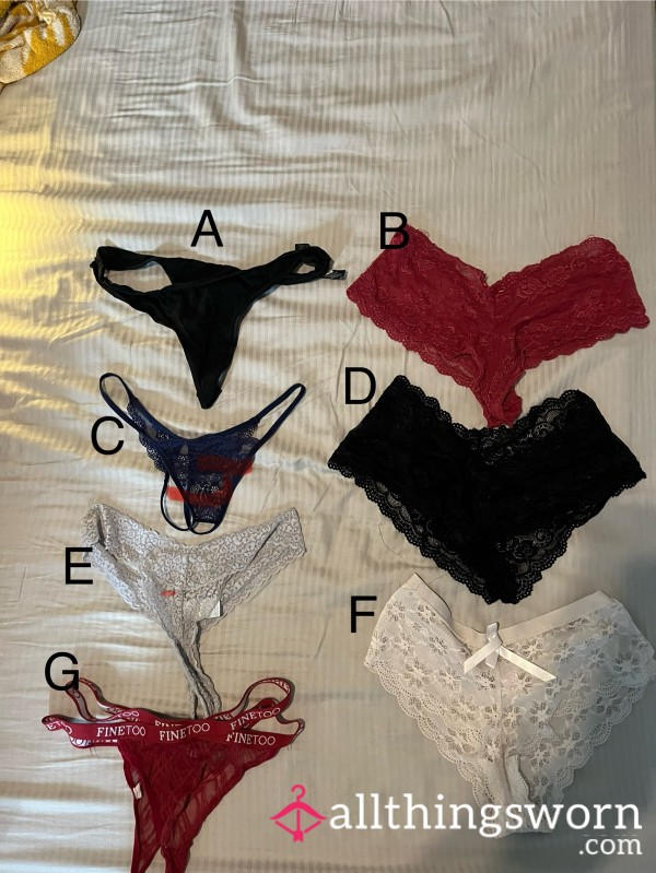 Thongs And French Knickers