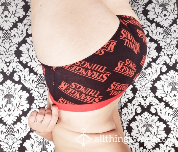 SALE Things Are Getting Hot In The Upside Down... Stranger Things Panties Size 12