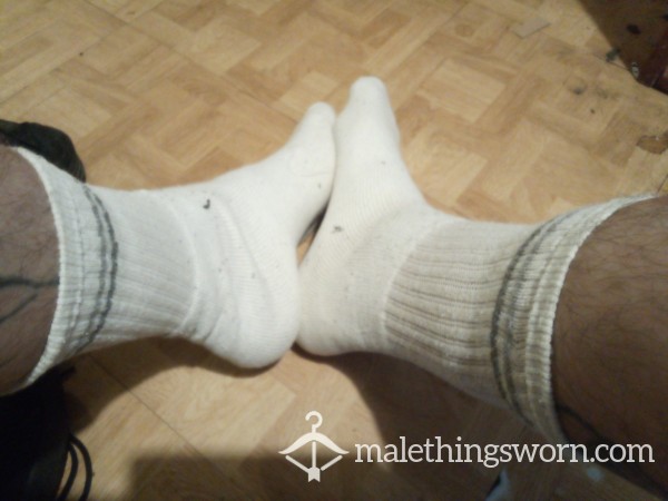 This Week's White Gym Socks....