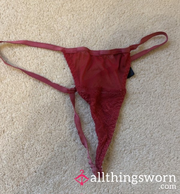 Thong 48 Hours Wear Very Faded & Stretched