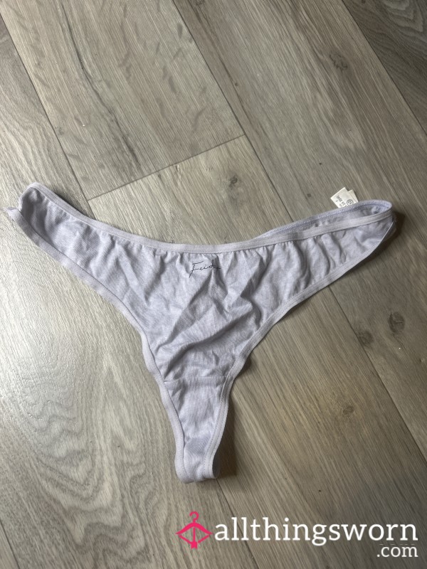 Thong Lilac Well Worn