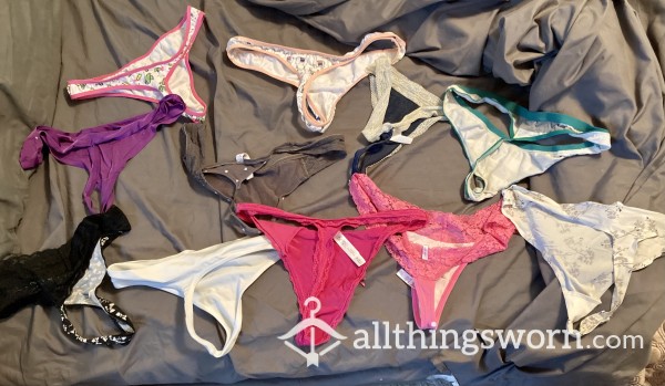 Thongs And G-strings Available For Wear To Fill With My Sweet Scent Add Ons Available