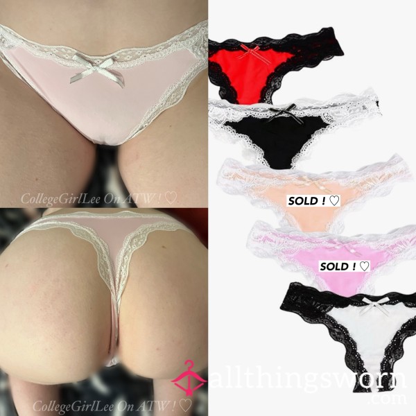 Thongs With Bows !  ( Free Shipping )