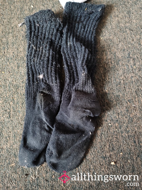 Those Socks Where Wear For About 4 Hours While I Was Out In The Snow. So They Are Smelly. If That Your Thing Then I Have A Perfect Pair For You.